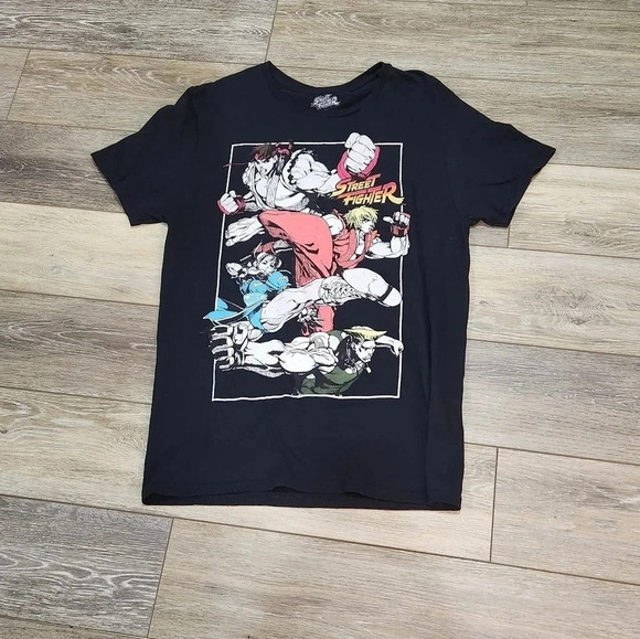 Street Fighter Vintage retro short sleeve t-shirt - Picture 3 of 7